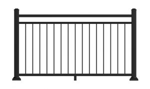 Aluminum railing